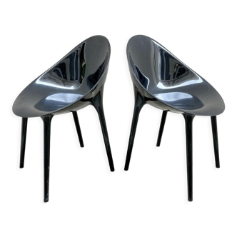 Pair of Mr Impossible chairs by Philippe Starck for Kartell