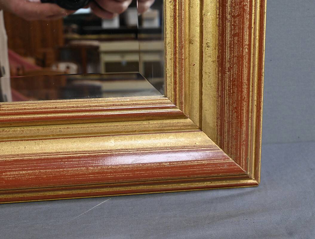 Large Gilded Wooden Mirror – 1980