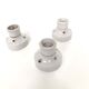 Set of 3 white porcelain sconces