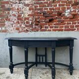 Black wooden console