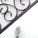 Miroir Chaty Vallauris en fer forgé 38cm
