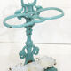 Enamelled cast iron umbrella holder