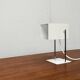 Mid-century minimalist German table lamp in cube by Kaiser Idell Leuchten, 1960s.