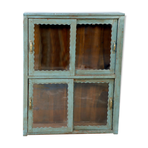 Vitrine en teck birman