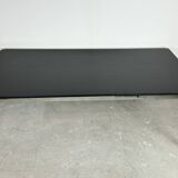 USM Haller T59 table in black laminate and chrome steel