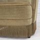 1970s, Danish highback armchair, light green furniture velour.