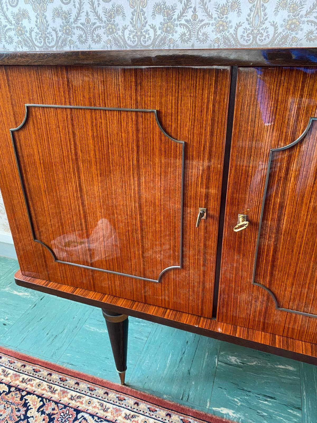 Scandinavian Art Deco sideboard in rosewood, 1950