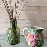 Vintage fruit slip pitcher