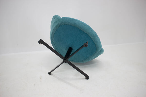 Fauteuil pivotant du milieu du siècle, années 1970
