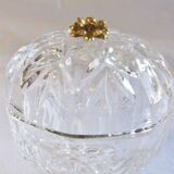 Bonbonnière in crystal cut