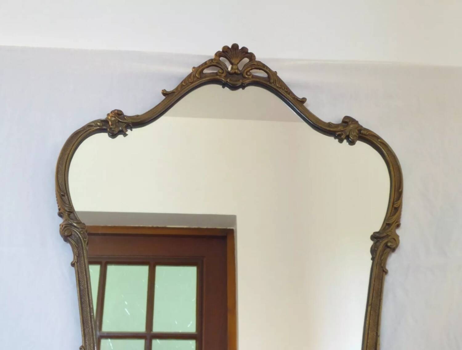 Bronze framed mirror