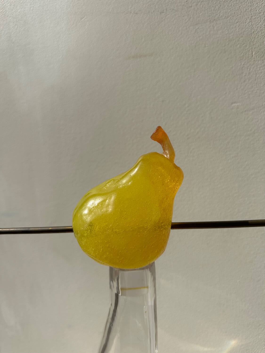 Daum France Crystal Pear Whiskey Decanter Numbered Hilton Mac Connico