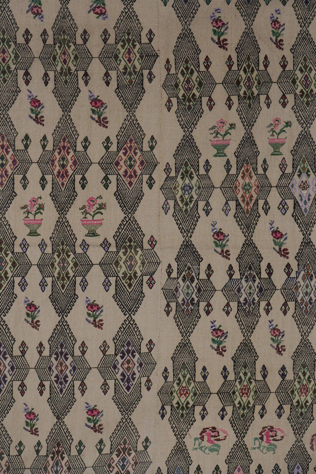 Kilim turc vintage tissé main 172x233 cm