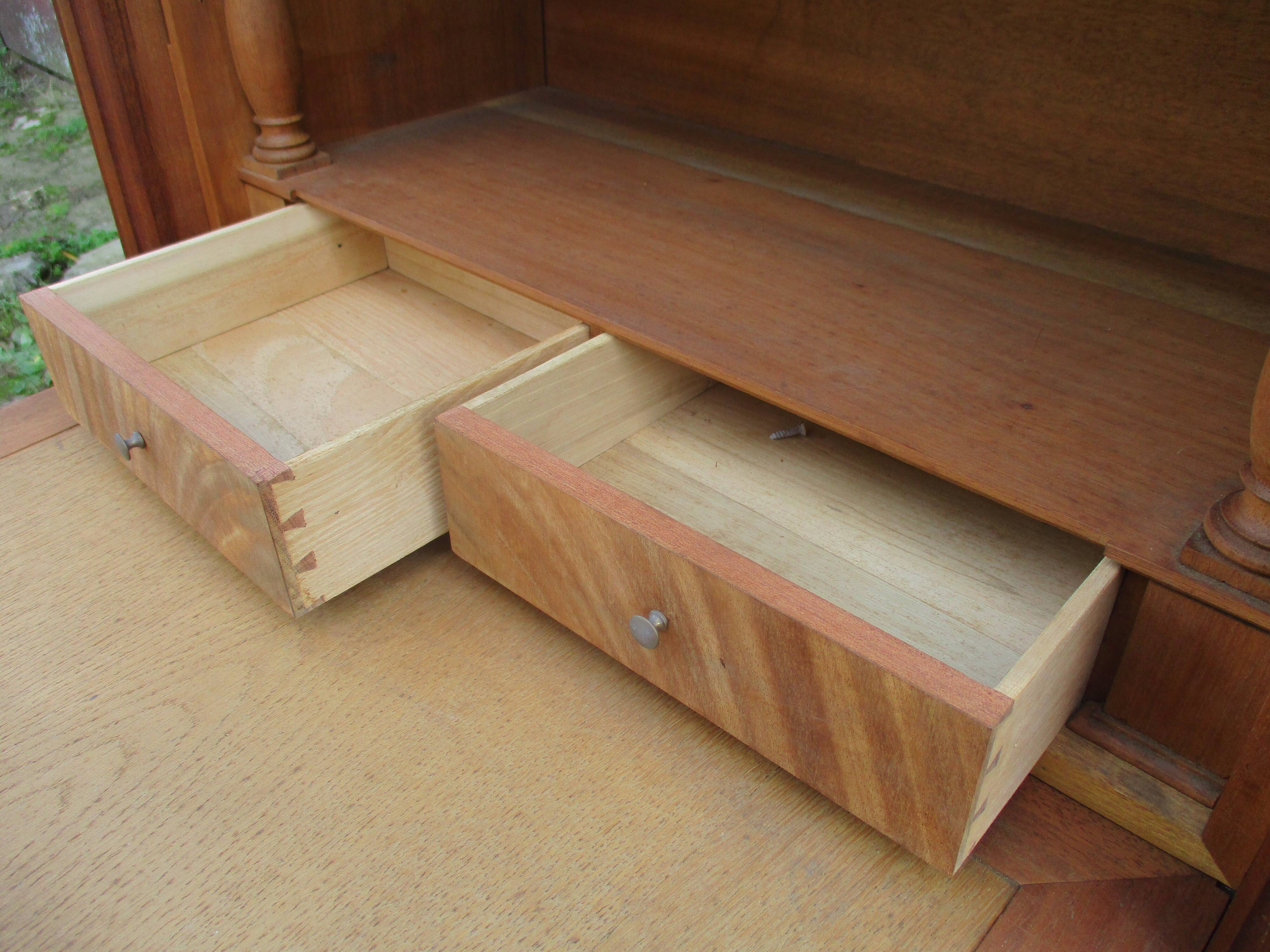 Louis XVI style secretary in mahogany, 19th century