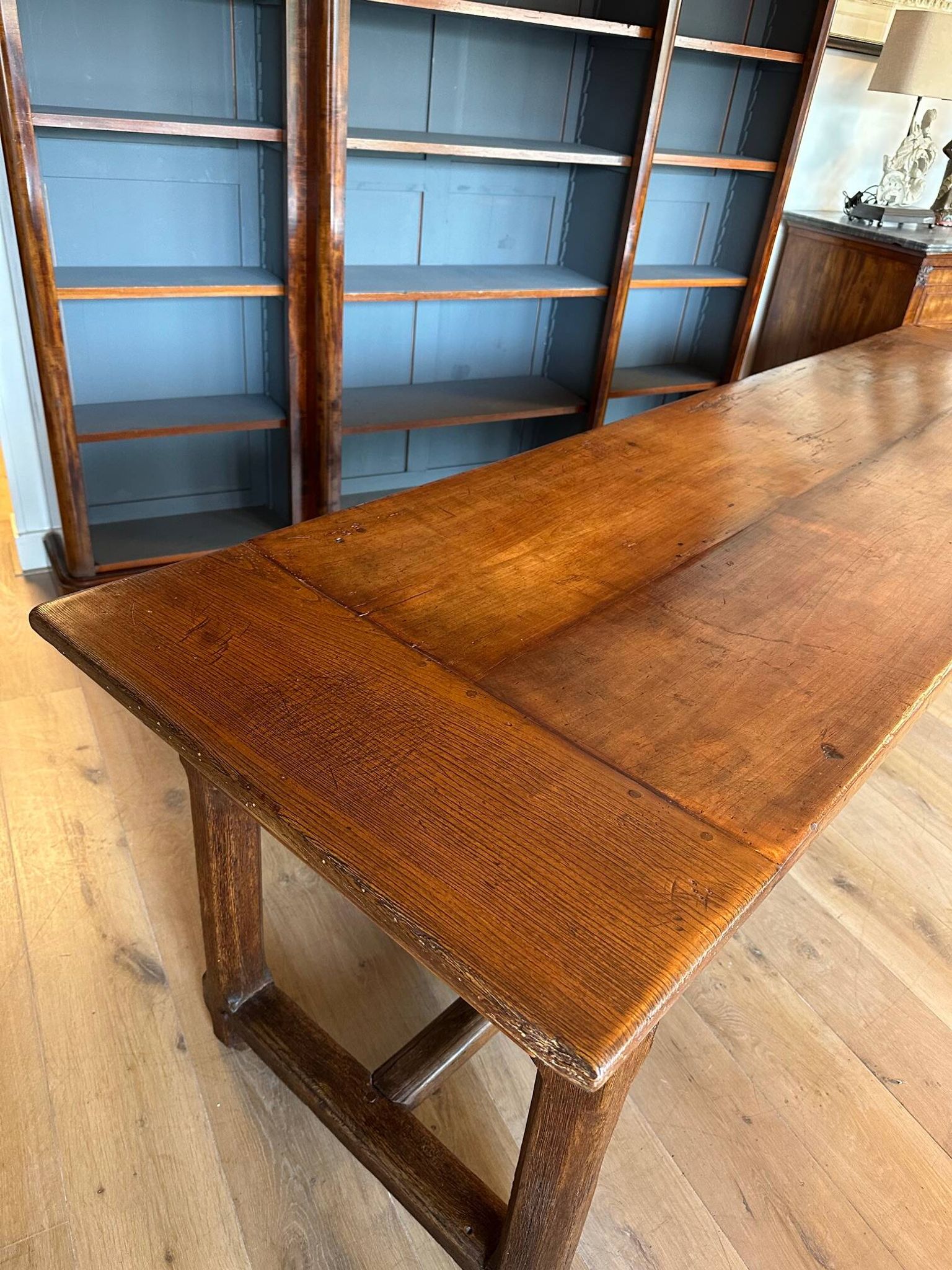 Grande table de ferme antique