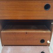 Vintage Teak shoe cabinet, Denmark, 1950s.