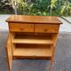 Commode buffet scandinave 2 portes et 2 tiroirs en bois massif pin 97cm