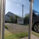 Antique mirror with pediment 168/88 cm