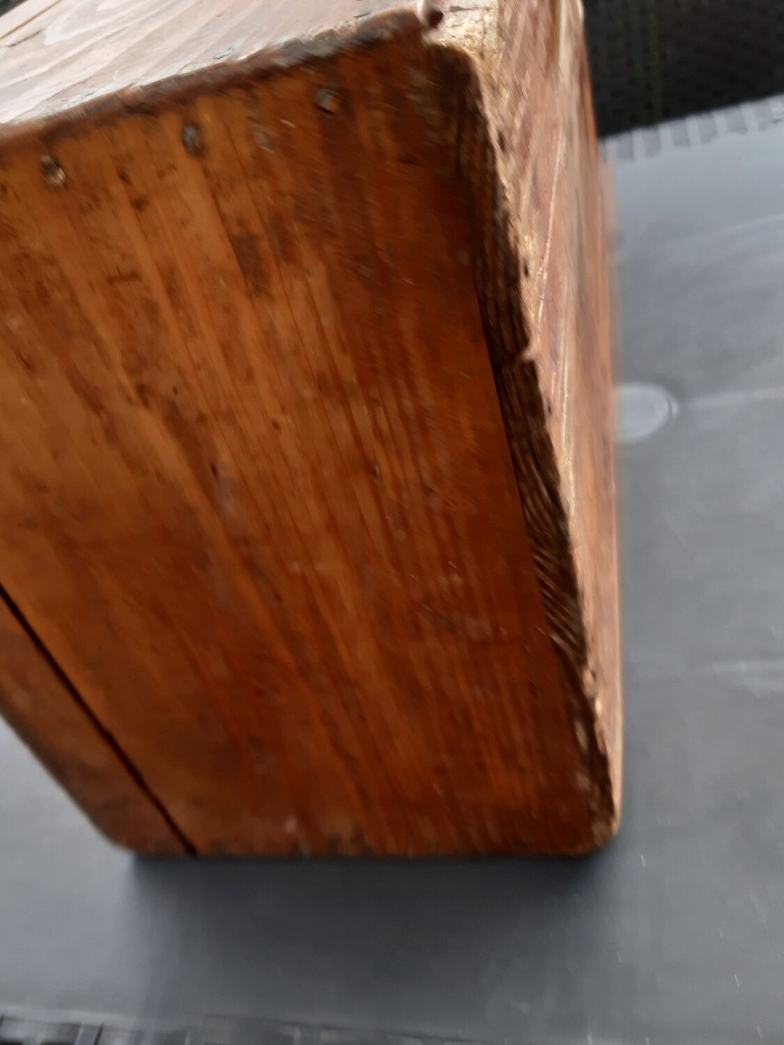 Handmade solid wood chest