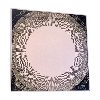 Mirror chrome frame 1970 screenprint