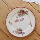 Polychrome ironstone plate from Saint-Amand and Hamage, Poppies model.