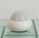 White UFO lamp model c359 by LUCI, Italy 70s