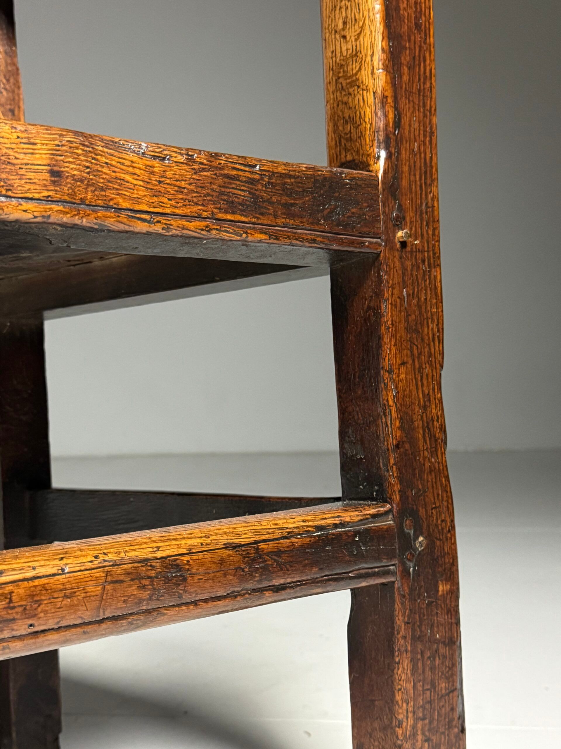 Chaise anglaise en chêne, 1650-1670