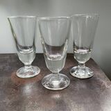 Set of 3 absinthe glasses