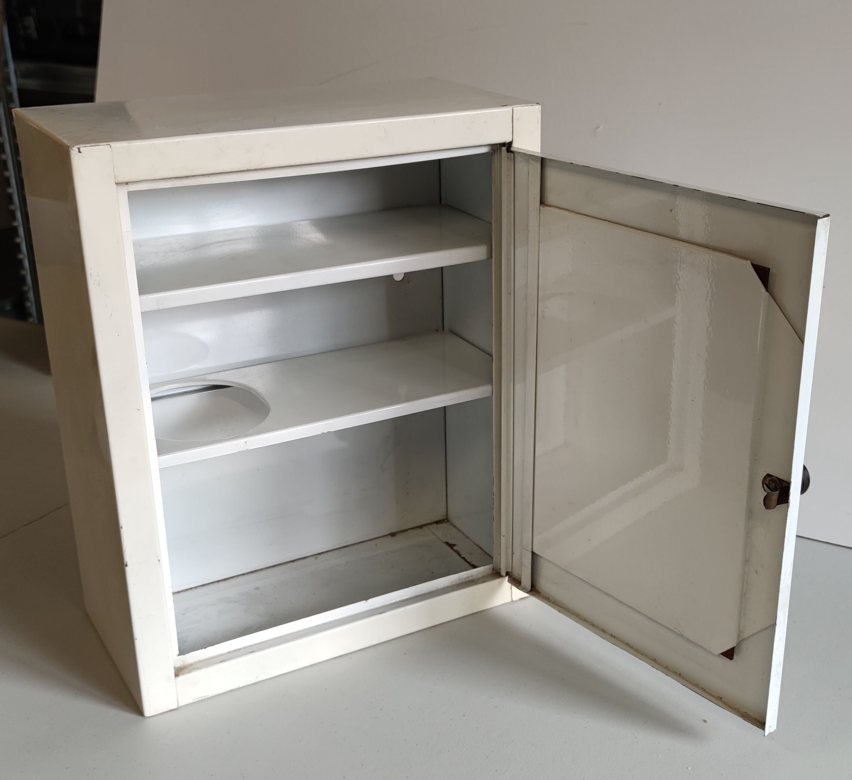 Metal toilet cabinet