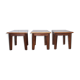 3 asymmetrical side tables