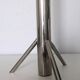 Modernist tripod candle holder in metal, 70s design