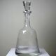 Large vintage/antique chic cut glass decanter/wine carafe