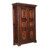 Armoire ancienne en noyer et loupe de noyer, Italie, milieu XIXe siècle