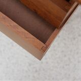 Mid century cherry wood desk with formica top