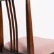 Mid-Century Beech Chair in Pale Pink Boucle, Walnut Wood, by M. Zielinski, Europe, 1960s