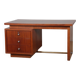 Bureau moderniste en bois, travail des années 1940