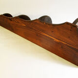 Wooden corner shelf