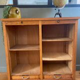 Low furniture double curtains