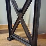 Large industrial style dining table