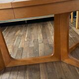 Designer table in solid elm