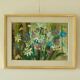 Huile sur toile vintage originale – « Fleurs des prés »