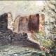 Tableau ancien paysage signé M Cornu des années 1980