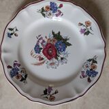 Two Sarreguemines Agreste dinner plates