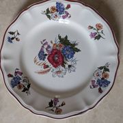 Deux assiettes plates Sarreguemines Agreste
