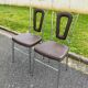 Paire de chaises vintage