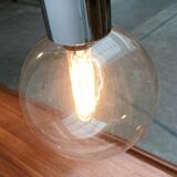 Vintage German Space Age replacement or spare glass piece for lamp by Motoko Ishii for Staff, 1970s.