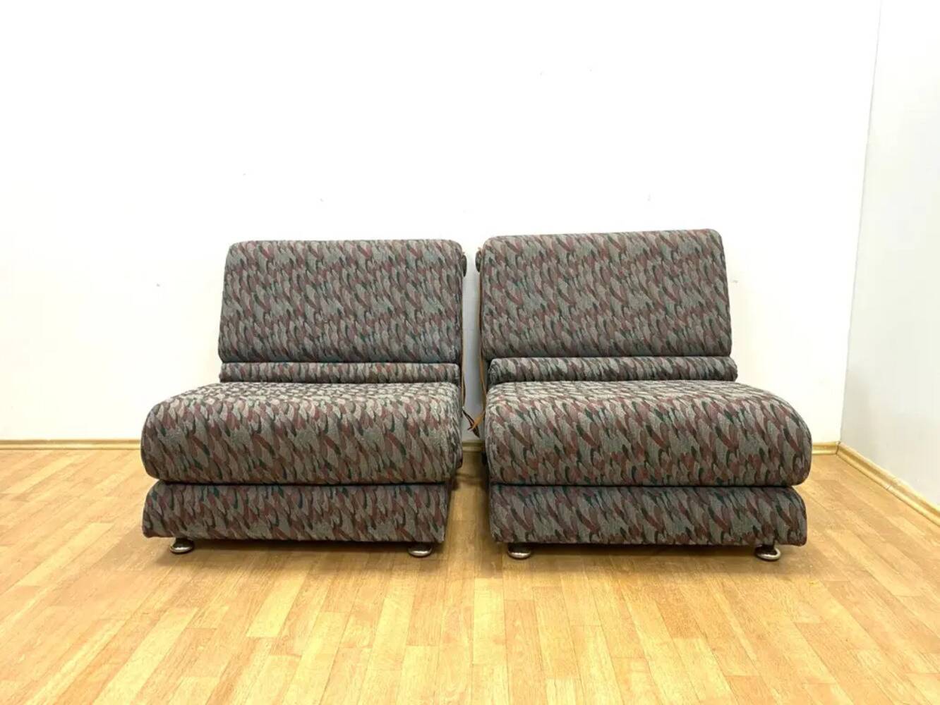 Mid-Century Folding Two-Seat Sofa, 1970s, Czechoslovakia