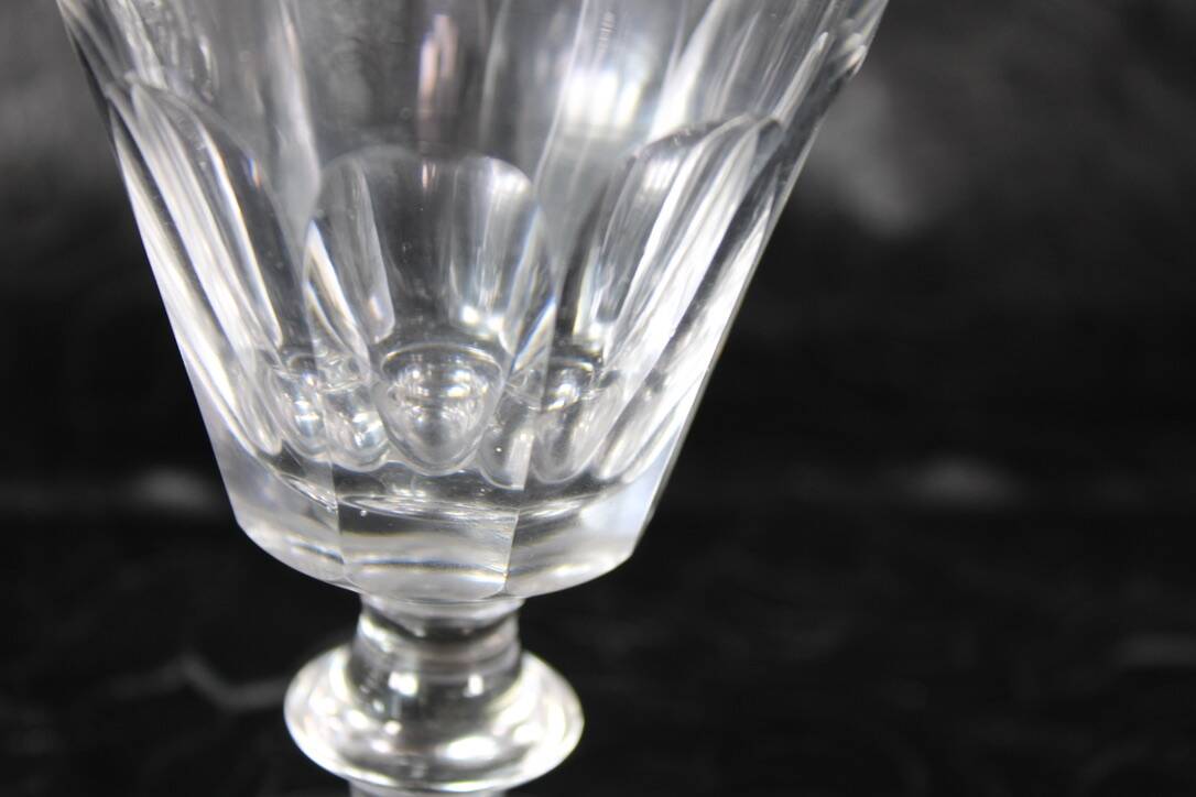 Baccarat / St Louis Caton crystal glasses early 20th France