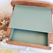 Small bedside table Art Deco wood