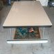 Vintage white formica table